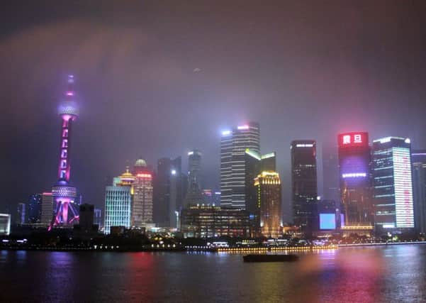 The towering Pidong skyline in Shanghai. PIC: PA