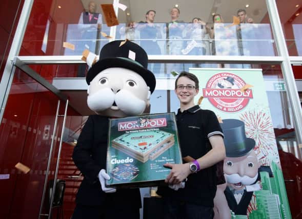 Ivo Long, 15, won the junior competition of the UK and Irish finals of the Monopoly World Championships