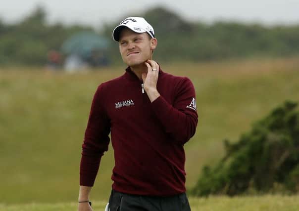 NOT QUITE: Sheffield's Danny Willett rues a missed putt during the final round at St Andrews. Picture: Danny Lawson/PA