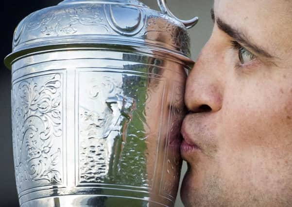 Zach Johnson kisses the Claret Jug after winning the Open Championship at St Andrews (Picture: Danny Lawson/PA Wire).