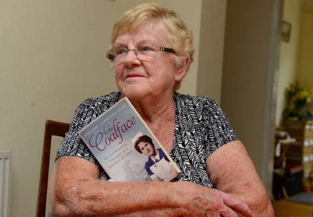 Joan Hart, a former pit nurse who has co written her memoir called ' At The Coalface'