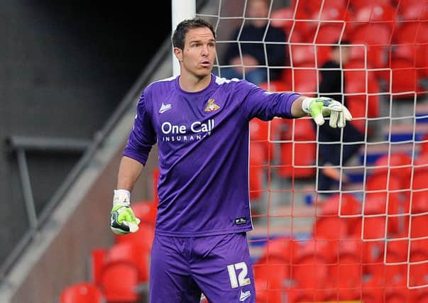 BIG INFLUENCE: Goalkeeper Thorsten Stuckmann has been told to marshall the Doncaster Rovers defence this coming season.