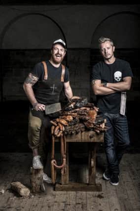 (L-R) Red's True Barbecue founders Scott Munro and James Douglas (Picture: Jim Varney)