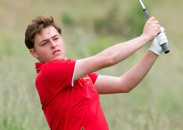 Derbyshire's Bradley Moore is the halfway leader of the Carris Trophy (Picture: Leaderboard Photography).
