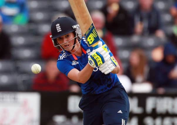 Charlotte Edwards claimed her 46th ODI half-century yesterday against Australia but all to no avail (Picture: David Davies/PA Wire).