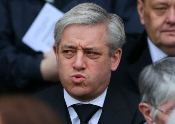 Speaker of the House of Commons John Bercow, who has been accused of "obscene waste" after racking up a £172 bill being chauffeur-driven to a conference just 0.7 miles from parliament.