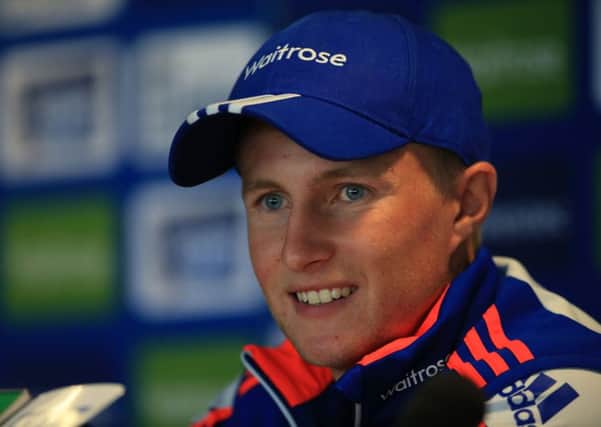 England vice captain Joe Root speaks to the media during a press conference at Edgbaston, Birmingham.