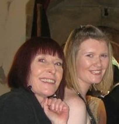 Elaine Reardon(left) who passed away  aged 52 following a long battle with Chronic Obstructive Pulmonary Disease she was supported by  Marie Curie Hospice in Bradford, pictured with her daughter  Debbie Hughes.
