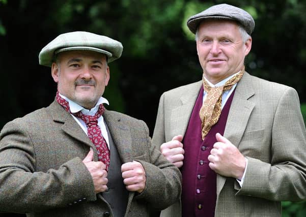 Pictures of a Yorkshire Day event at Wentbridge House Hotel near Pontefract. Brian Towler and Paul Moore. (Picture Scott Merrylees SM1009/11d)