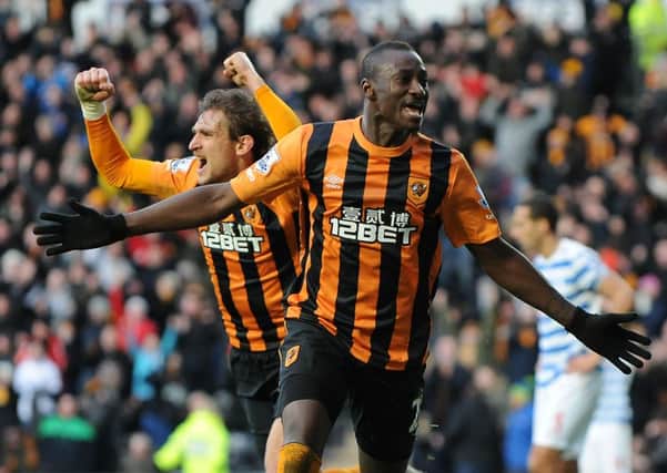 DETERMINED TO MOVE ON: Strike trio Nikica Jelavic and Dame NDoyle, right, along with Abel Hernandez, have all made it clear that they want to leave Hull City after being forced to take pay cuts and having failed to provide the goals which would have helped Steve Bruces squad avoid relegation.