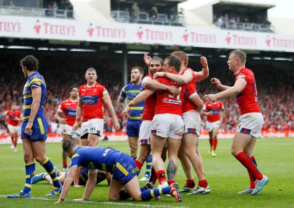 Hull KR are heading for the Challenge Cup final after beating Warrington.