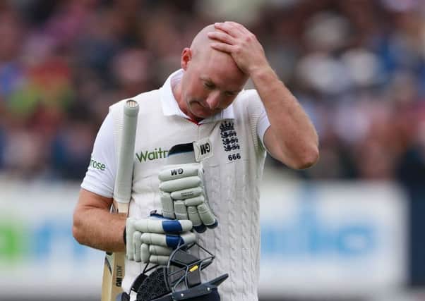 Adam Lyth has a highest score of 37 in the three Ashes Tests to date and a total of 72 runs (Picture: David Davies/PA Wire).