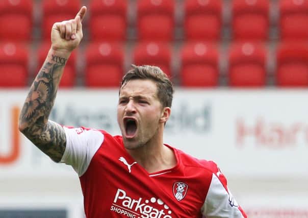Chris Maguire in action for Rotherham.