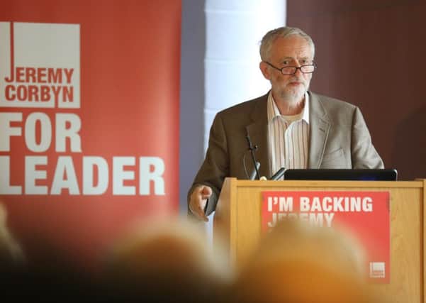 Jeremy Corbyn addressed Labour members and supporters at his policy launch at the Carriageworks in Leeds. Picture: Ross Parry Agency
