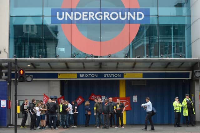 A strike by Underground workers closed the capital's entire Tube system.