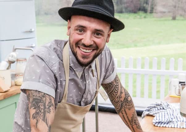 Musician Stuart Henshall admitted that he was disappointed in himself after becoming the first contestant to be sent home from this year's BBC series of The Great British Bake Off.