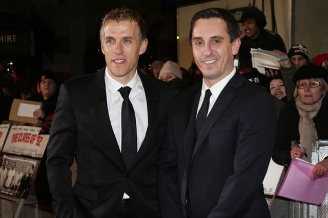 Phil Neville (left) and brother Gary