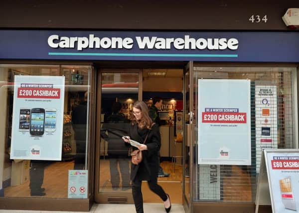 The personal details of up to 2.4 million customers may have been accessed after a division of the mobile phone retailer was hit by a cyber attack. 
Photo: John Stillwell/PA Wire