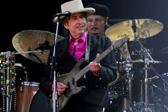 Bob Dylan performing on stage at the Hop Farm Festival, Paddock Wood Ken, in 2012.
 Photo: Gareth Fuller/PA Wire