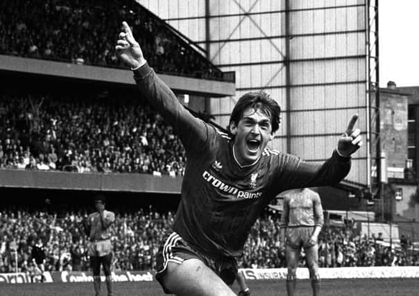Liverpool's player/manager Kenny Dalglish in the 1985-86 season.