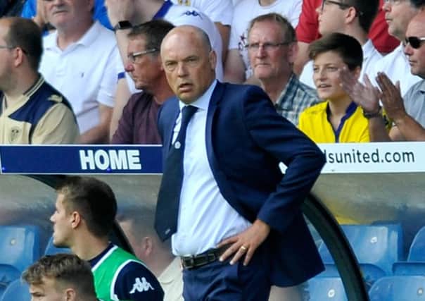 Uwe Rosler at his first home game on Saturday. (Picture: Bruce Rollinson)