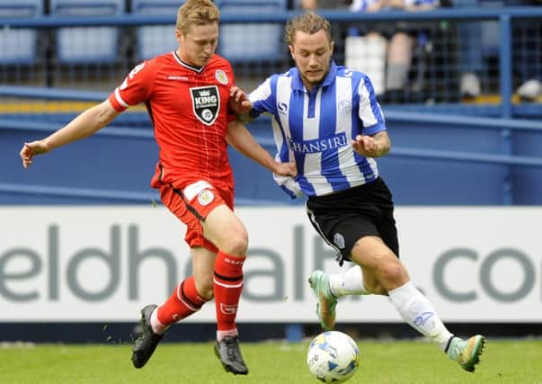 Owls' Stevie May in pre-season action