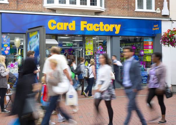 The Card Factory has published a trading update
