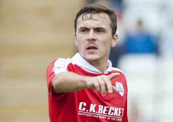 Josh Scowen have Barnsley a 47th-minute lead (Picture: Dean Atkins).