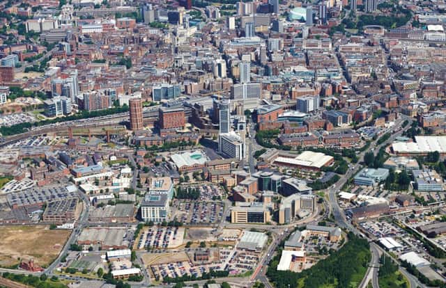 An aerial view of Holbeck, Leeds
