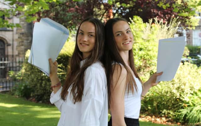 Francisca and Olivia Anderson, identical twin sisters at St Peters School in York are heading for Oxford and Cambridge.
