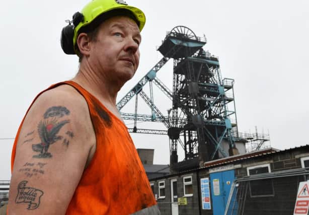 Miner Roy Cullear stands at the closed Hatfield Colliery. Picture: Anna Gowthorpe