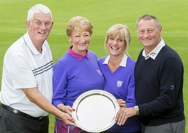Club Team champions Shipley GC (Neil and Penny Hartley, and Charles and Sharon Howroyd (Picture: Leaderboard Photography).