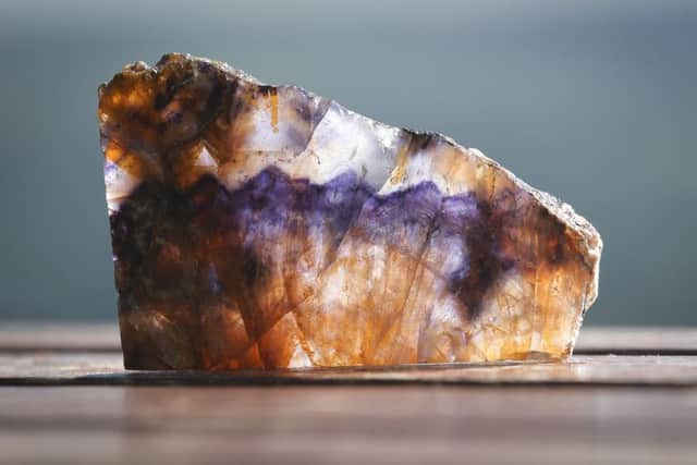 A polished piece of Blue John stone from the Ridley Vein.


Picture: Tom Maddick / Rossparry.co.uk