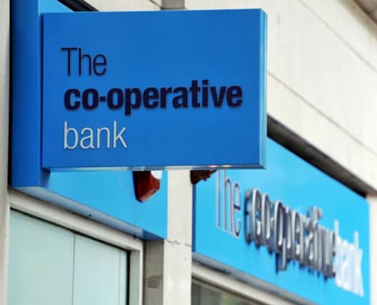 A Co-operative Bank sign in Holborn, London Photo:  Nick Ansell/PA Wire