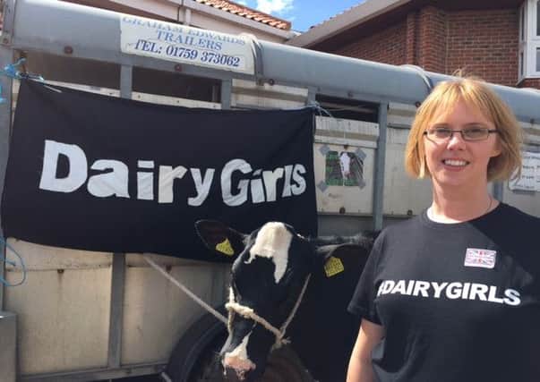 Claire Summerson is a founding member of The Dairy Girls, a Whitby-based group of dairy farmers wives and family members. The group can be found tweeting at @TheDairyGirls