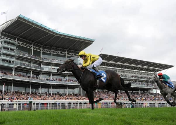 Besharah ridden by Pat Cosgrave wins the Lowther Stakes on day two of the Ebor Festival at York.