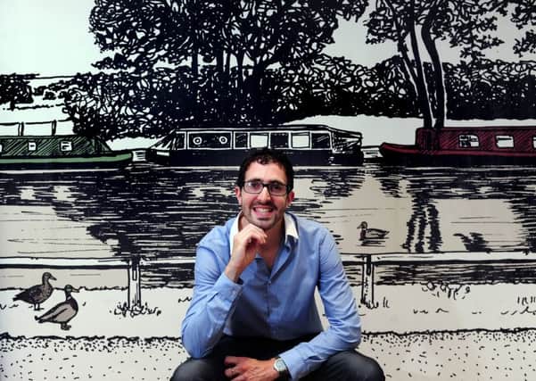 York artist Dan Savage who has produced a series of bespoke murals on the walls of a new dementia assessment unit in Bradford.
Picture : Jonathan Gawthorpe