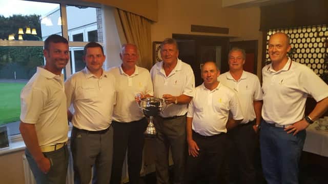 Lindrick's 8 to 15 team, South Yorkshire League champions for a third successive season.