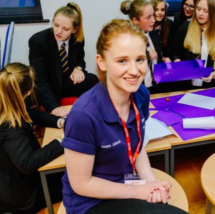 Emma Johnson, who is among a growing number of young women considering careers in engineering