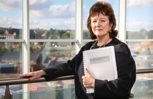 Professor Alexis Jay, pictured last year as she presented her report on child sex abuse in Rotherham