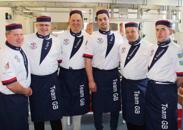 Team GB members (L-R) Chris Gleysher, Andrew Ayris, team captain David Lishman, Tom Wood, Maurice Stephenson and Gary Raeburn.