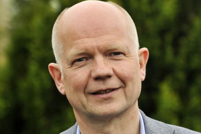 William Hague, who has been made a peer