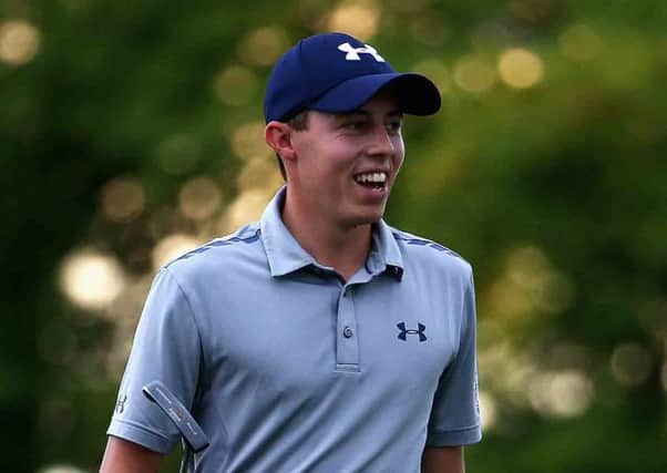 Sheffield's Matthew Fitzpatrick is all smiles during day two of the D+D Real Czech Masters at Albatross Golf Resort in Prague (Picture: Matthew Lewis/Getty Images).