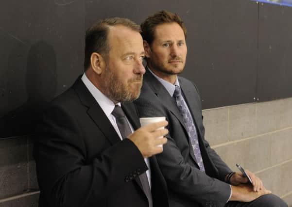 Sheffield Steelers' head coach Paul Thompson,left, with his assistant Darrell Hay. Picture: Dean Woolley.