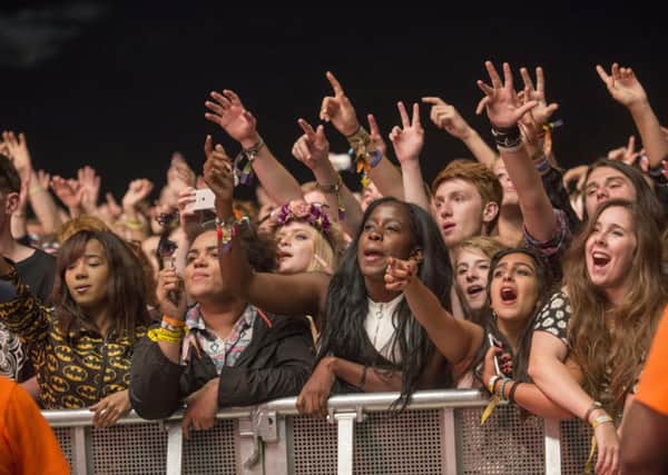 Fans at Leeds Festival at Bramham Park