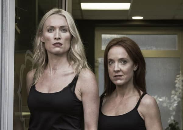 Victoria Smurfit (left) with co-star and friend Joanne Mitchell in Bait.