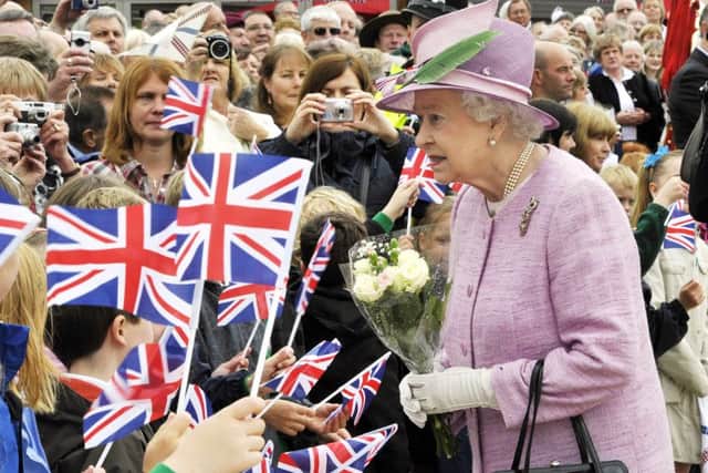 Then and now: The Queen in Yorkshire