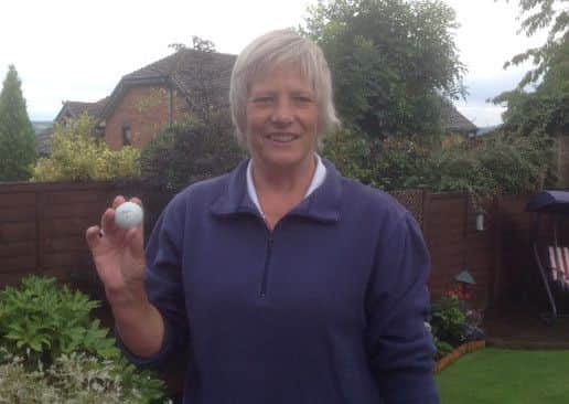 Jackie Elam, who had a hole in one at Huddersfield GC's par-3 fourth hole.