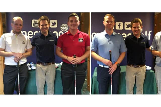 Woodhall Spa qualifers with American Golf's Phil Davies are Luke Eustace, Mark Kelly, Eric and Philip Norton.