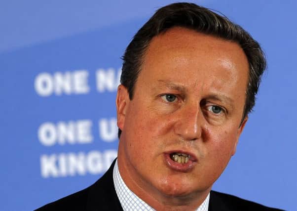 Prime Minister David Cameron.
Picture: John Giles/PA Wire